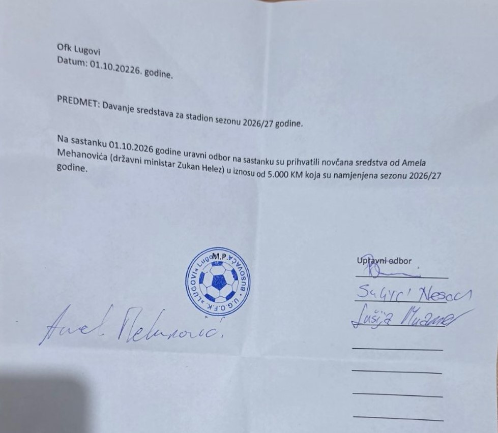 OBEĆANJE DATO U LUGOVIMA – PRVI KORAK VEĆ REALIZOVAN